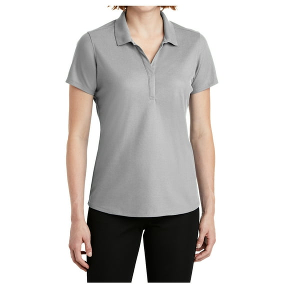Womens EZPerformance Polyester Pique Polo T-Shirt Gusty Grey 3X-Large