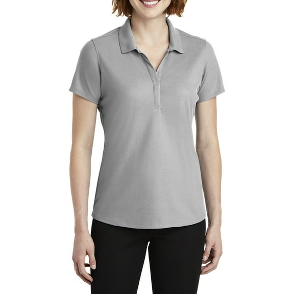 Womens EZPerformance Polyester Pique Polo T-Shirt Gusty Grey x-Large