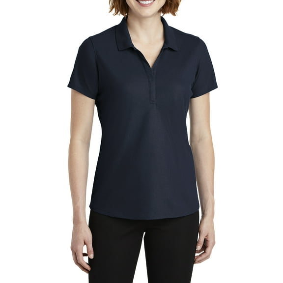 Womens EZPerformance Polyester Pique Polo T-Shirt Navy Large