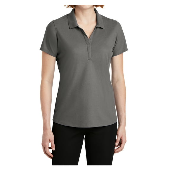 Womens EZPerformance Polyester Pique Polo T-Shirt Sterling Grey Small