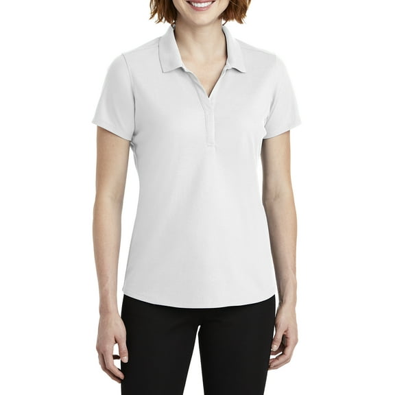 Womens EZPerformance Polyester Pique Polo T-Shirt White 2X-Large