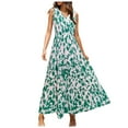 thumbnail image 1 of Womens Easter Dresses 2024 Casual Sleeveless Cute Floral Long Frock Wedding Guest T-Shirt Dress Casual Frock Sweet Cute Clothes, 1 of 3