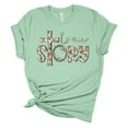thumbnail image 1 of Womens Easter Tshirt Christian True Story Jesus Easter Short Sleeve T-shirt-Mint-xxxl, 1 of 1