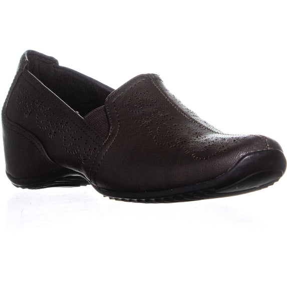 Womens Easy Street Premier Slip On Loafers, Brown, 8 US