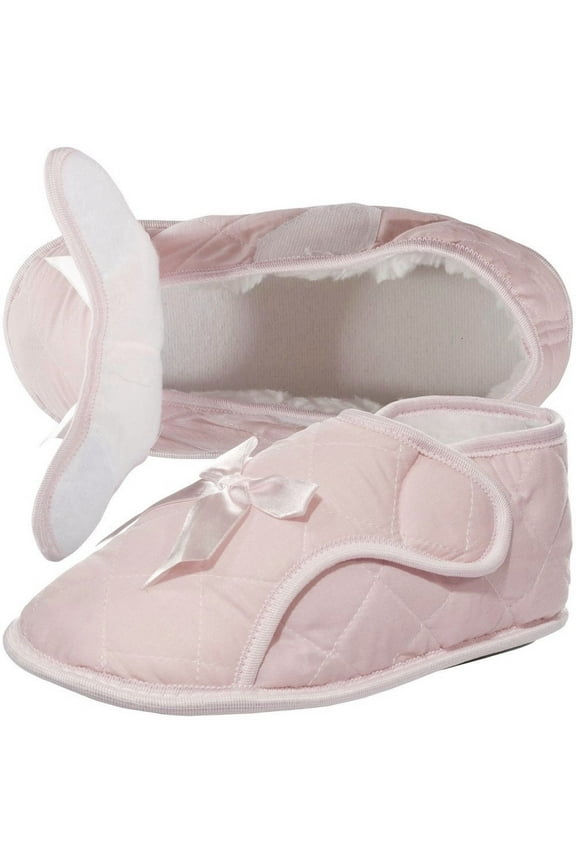 Womens Edema Bootie Slipper for Swollen Feet