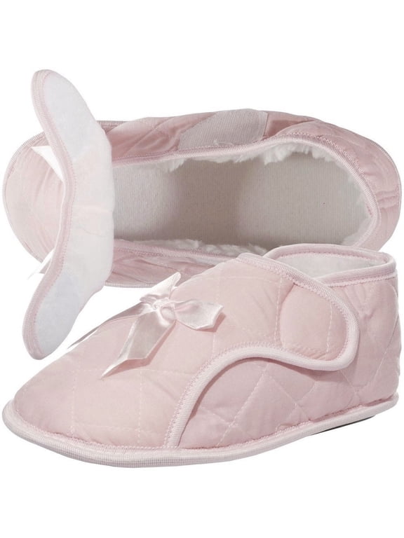 Womens Edema Bootie Slipper for Swollen Feet