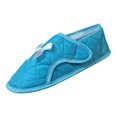 thumbnail image 1 of Womens Edema Slipper for Swollen or Bandaged Feet - Teal - (M 7-8), 1 of 1