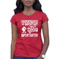 thumbnail image 1 of Womens Education Is Important But Hockey Is Importanter T-Shirt, 1 of 1
