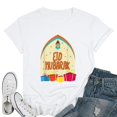 thumbnail image 1 of Womens Eid Mubarak Celebrating T-Shirt White X-Large, 1 of 5