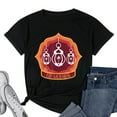 thumbnail image 1 of Womens Eid Mubarak Muslim Kareem Ramadan T-Shirt Black 4X-Large, 1 of 5
