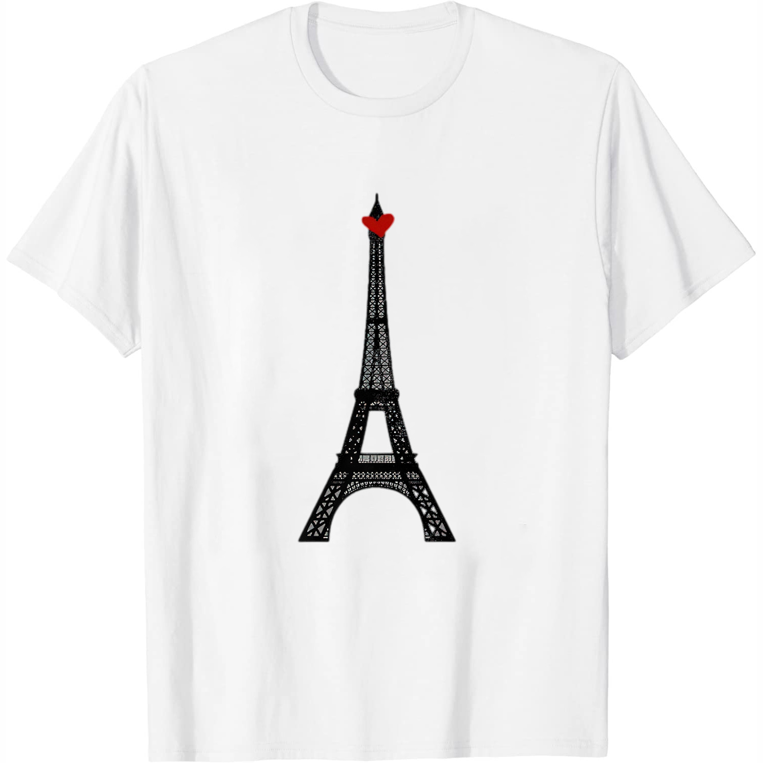 Womens Eiffel Tower Paris Shirt Vintage I Love Paris France Shirt White ...