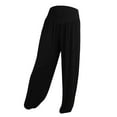 thumbnail image 1 of Womens Elastic Loose Casual Soft Yoga Sports Dance Harem Pants Yoga Pants for Tall Women Womens Yoga Pants under 20 Open Bottom Size Large Hard Tail Yoga Pants Yoga Pants Flare Petite Ladies Yoga, 1 of 3
