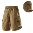 thumbnail image 1 of Womens Elastic Waist Cargo Shorts with Pockets Womens Walking Shorts Athletic Women's Shorts, 1 of 3