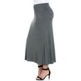 thumbnail image 1 of Womens Elastic Waist Maxi Skirt, 1 of 11