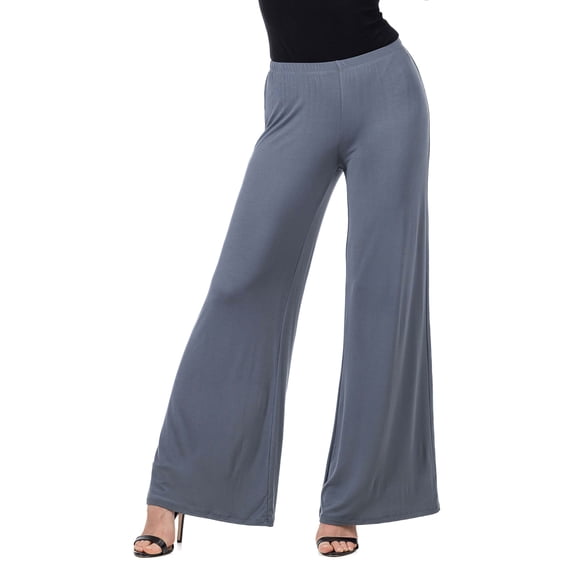 Womens Elastic Waist Palazzo Pants