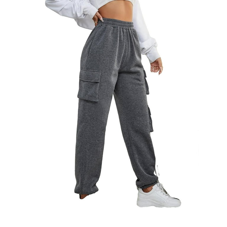 Grey sweatpants online womens walmart