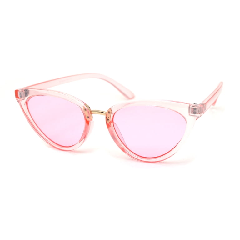Elegant Pink Sunglasses Elegant Aviator Sunglasses · Flamingo Pink JF119 – JEFOO main image 4