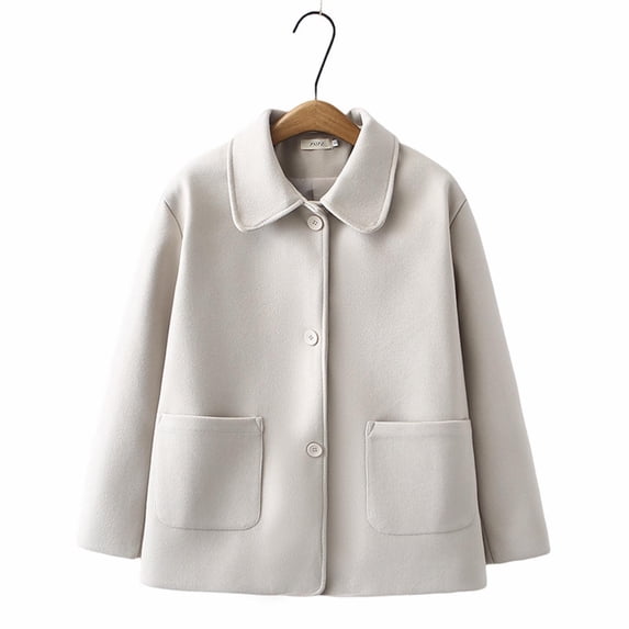 Womens Elegant Down Puffer Jacket Button Front With Pockets For Sophisticated Winter Warmth Womens Winter Coats