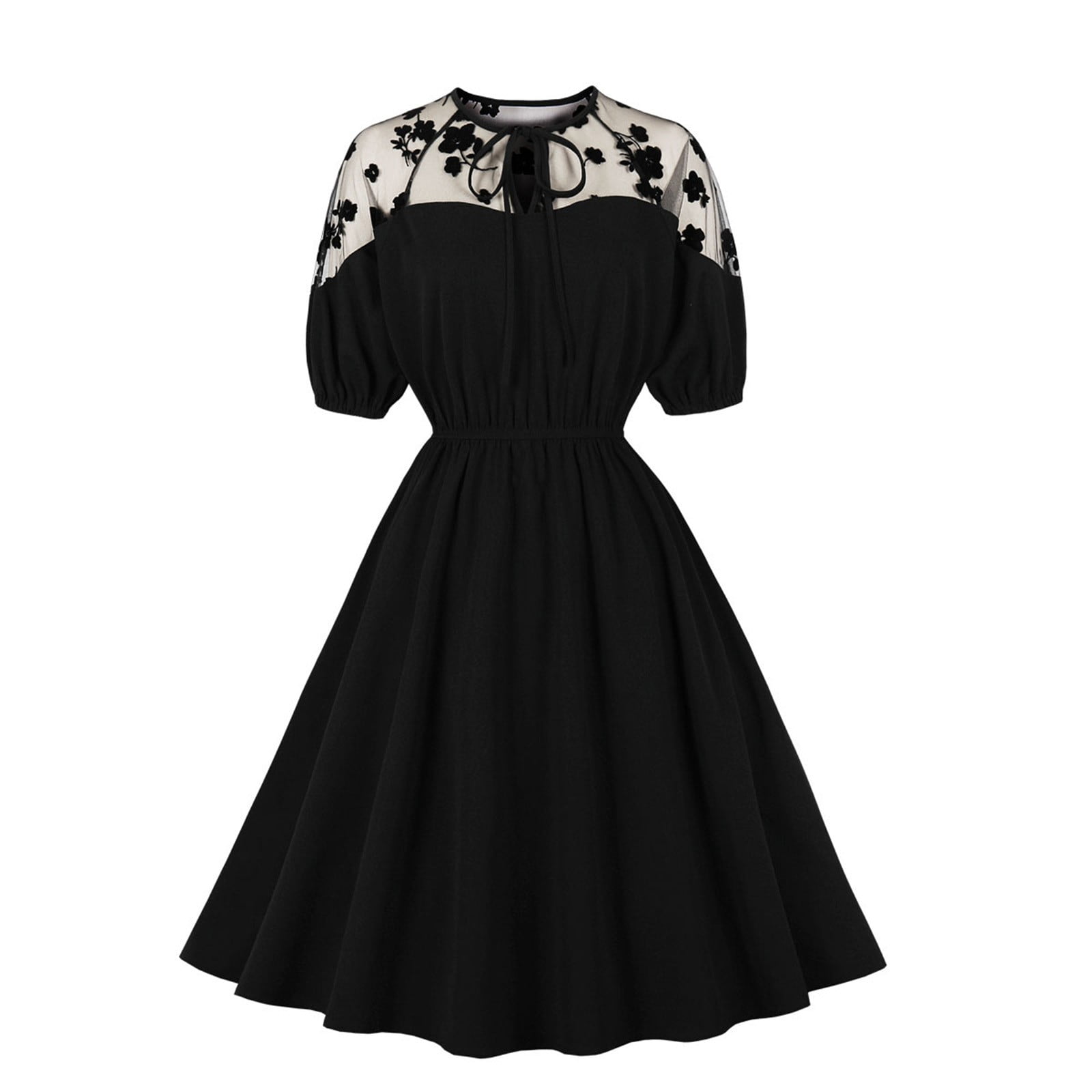 elegant black dress for funeral