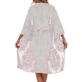 thumbnail image 1 of Womens Elegant Lace Cardigan Beach Cover Ups Bikini Cover Up Sun Protection Swimsuit Coverup Lightweight Comfortable Summer Vacation Dress, 1 of 6