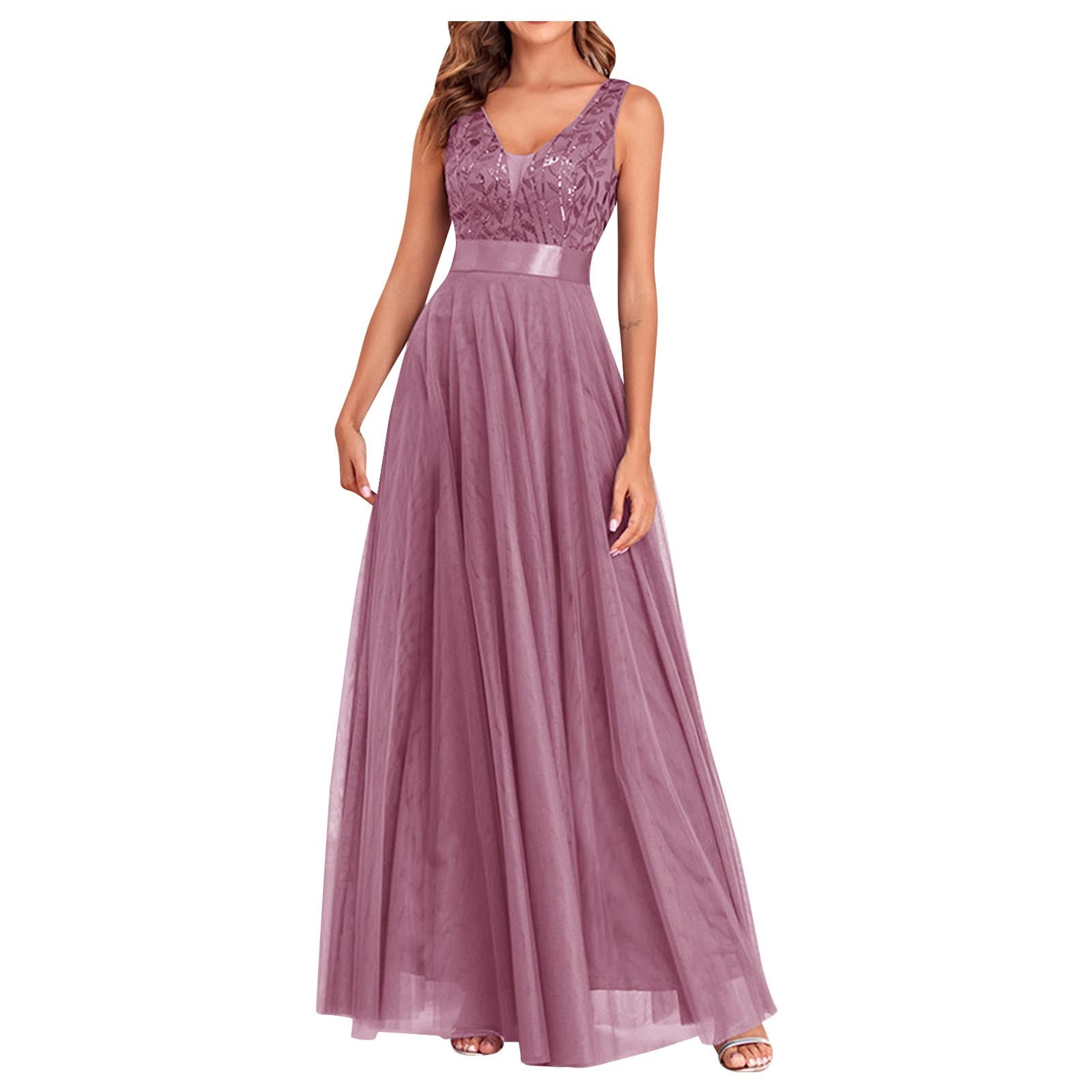 strapless open back dress Mermaid Burgundy Sequin Dresses Long Sleeve main image 1