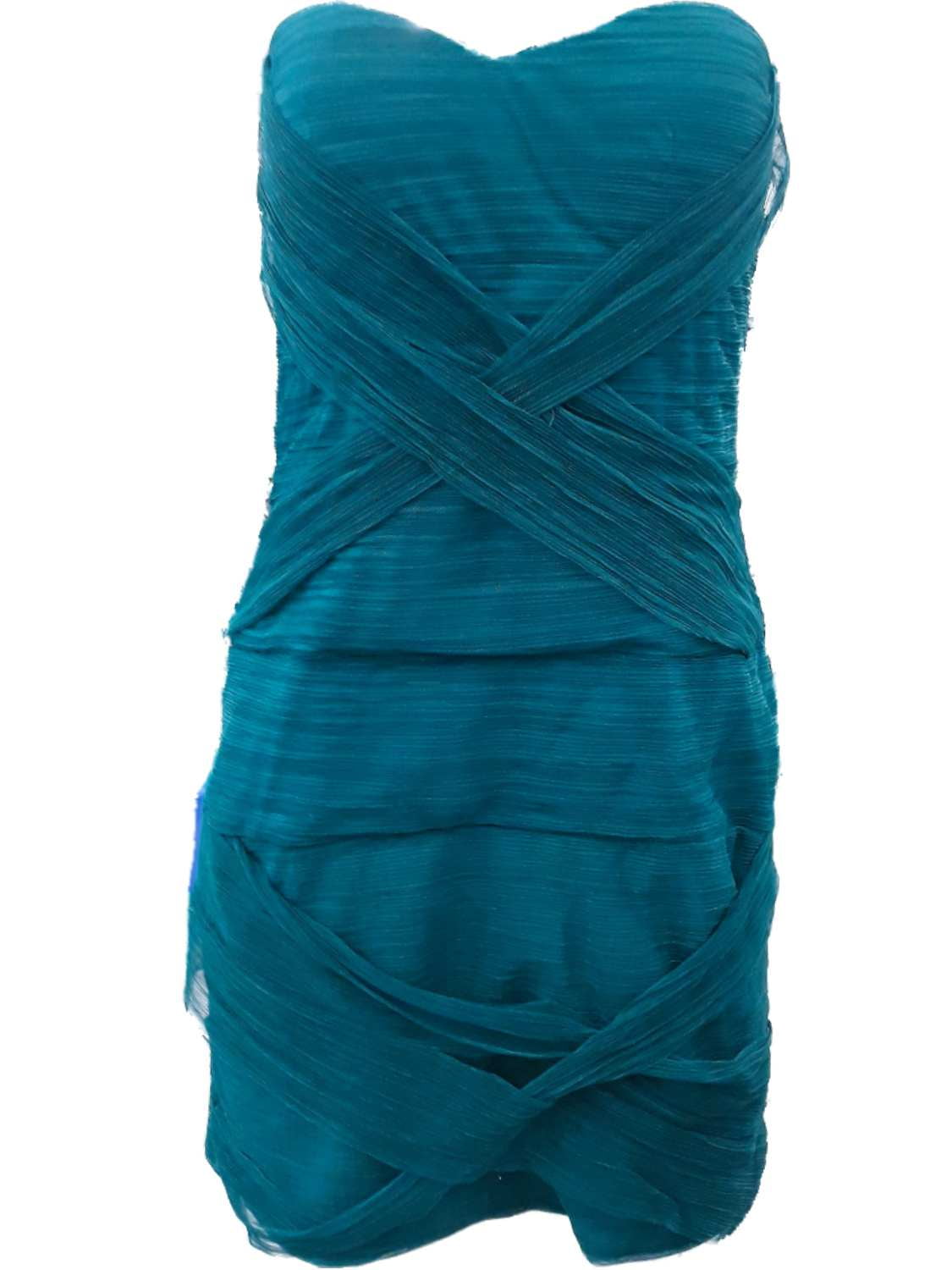 bcbg emerald green dress Perrin Emerald Green Feather Dress High Slit Gown main image 1
