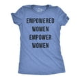 thumbnail image 1 of Womens Empowered Women Empower Women T-shirt Cool Lady Girl Power Feminism  Tee Womens Graphic Tees, 1 of 9