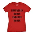 thumbnail image 1 of Womens Empowered Women Empower Women T-shirt Cool Lady Girl Power Feminism  Tee Womens Graphic Tees, 1 of 7