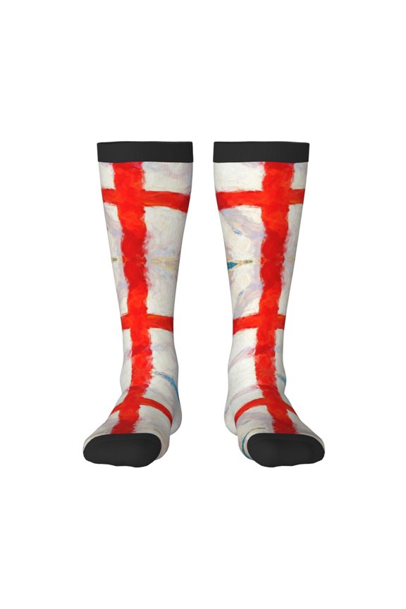 Womens England Knee High Socks Comfy Thermal Boot Long Socks
