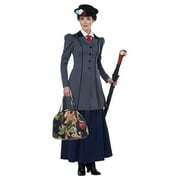 Deluxe Women's Mary Poppins Fancy Dress Costume X-Large