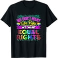 thumbnail image 1 of Womens Equal Rights Gay Pride Lgbtq Support Gift T-Shirt White 3X-Large, 1 of 5