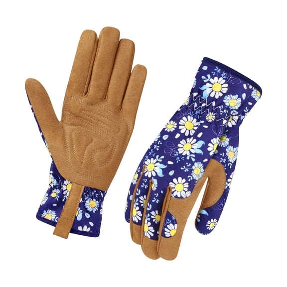Womens Ergonomic Gardening Gauntlets, Gardening Weeding Working Gloves, Ideal for Trimming Harvesting