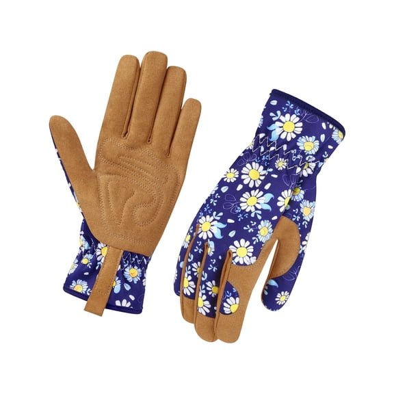 Womens Ergonomic Gardening Gauntlets, Gardening Weeding Working Gloves, Ideal for Trimming Harvesting
