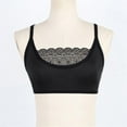 thumbnail image 1 of Womens Every Day High Neck Lace Halter Cutout Bralette, Solid Color Lace Stitching Bra, 1 of 4