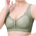 thumbnail image 1 of Womens Everyday Bras, Daisy Bras for Older Women Front Closure, Seamless Full Coverage Daisy Bra for Seniors, Daily Comfort Breathable No Underwire Bra M-2XL, 1 of 7