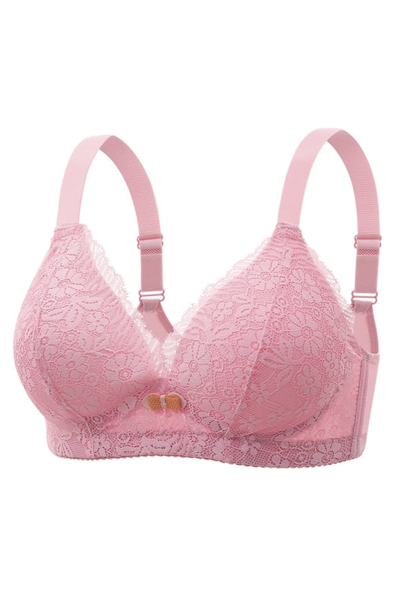 Womens Everyday Bras, Full Coverage Seamless Bra Push Up Non Slip Deep V Plunge Underwire Bras for Women Super Padded Add 2 Cups XS-XL