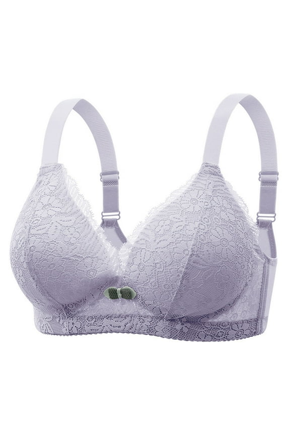 Womens Everyday Bras, Full Coverage Seamless Bra Push Up Non Slip Deep V Plunge Underwire Bras for Women Super Padded Add 2 Cups XS-XL