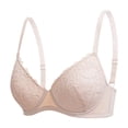thumbnail image 1 of Womens Everyday Bras, Push Up Bras for Women Add 2 Cups Sexy Lace Cleavage Extra Padded Plunge Bra Underwire Mother Gifts, 1 of 6