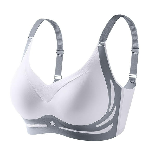 Womens Everyday Bras, Seamless Bras for Women No Underwire, Full Coverage Bras for Everyday, Push Up Wireless Bra for Women Soft and Lightly M-2XL