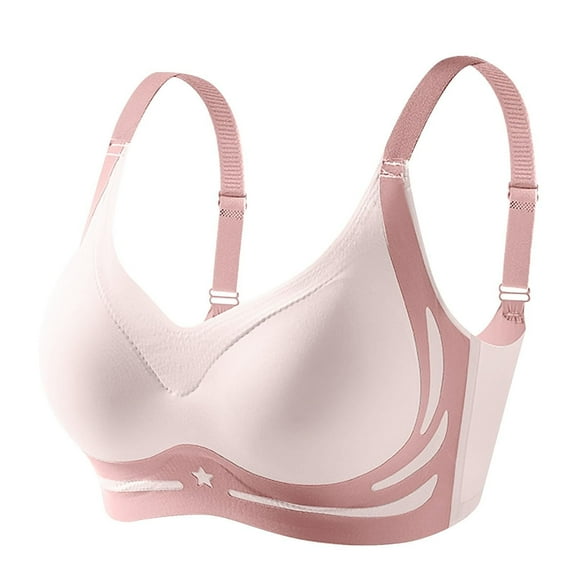 Womens Everyday Bras, Seamless Bras for Women No Underwire, Full Coverage Bras for Everyday, Push Up Wireless Bra for Women Soft and Lightly M-2XL