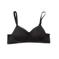 thumbnail image 1 of Womens Everyday Bras, Seamless Sports Bra for Women Ribbed Camisoles Non Padding Yoga Bra Deep V Full Coverage Crop Tank Tops M-2XL, 1 of 4