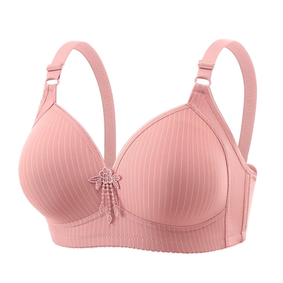 Womens Everyday Bras, Seamless Wireless Bra for Women with Support - No Underwire Full Coverage Push Up Comfort Bras - Back Fat Smoothing Bralettes S-XL