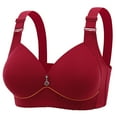 thumbnail image 1 of Womens Everyday Bras, Super Push Up Bra Smoothing Back Fat Bra with Support Comfortable Seamless T Shirt Bra Full Coverage S-3XL, 1 of 5