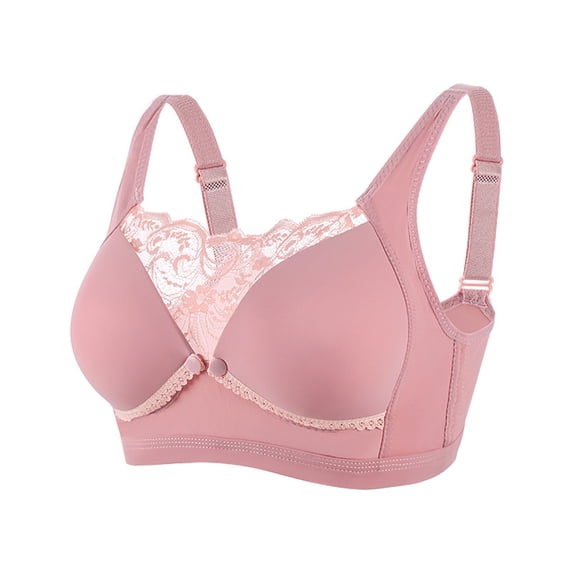Womens Everyday Bras, V Lace Bras for Women No Underwire Seamless Bralettes for Women Mesh Wireless Bra Soft Support Everyday T Shirt Bras S-2XL