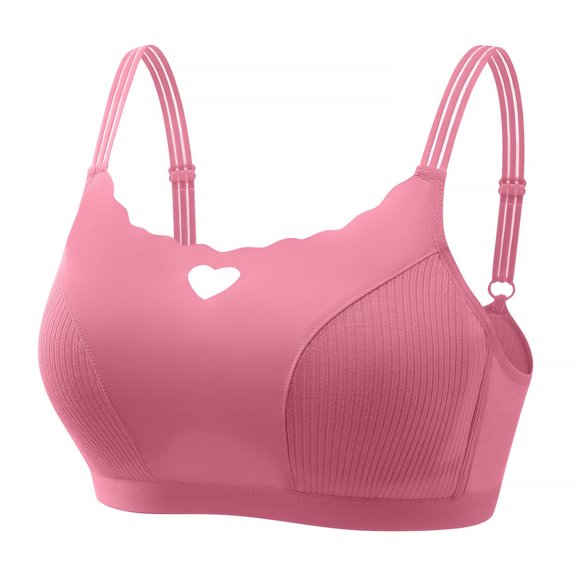 Womens Everyday Bras, Women's Inbarely Bralettes Cami Bras No Underwire Wireless Seamless Unlined Comfort Hollow Sports Bra 36-44