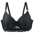 thumbnail image 1 of Womens Everyday Bras, Women's Plus Size Minimizer Bras Full Coverage Lace Unlined Underwire Bra Seamless Push Up Bras S-3XL&nbsp;, 1 of 3
