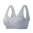 thumbnail image 1 of Womens Everyday Bras, Women's Wireless Bras Comfortable Floral Bra No Underwire Bra Full Coverage Lift Bralette Everyday Seamless Tshirt Bras 38-46, 1 of 2