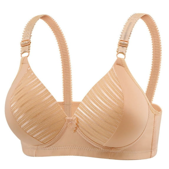 Womens Everyday Bras, Womens Deep V Bras Wireless Comfortable Bra Supportive No Underwire Bras Tshirt Push Up Bralettes Plunge Seamless Bra 36-42