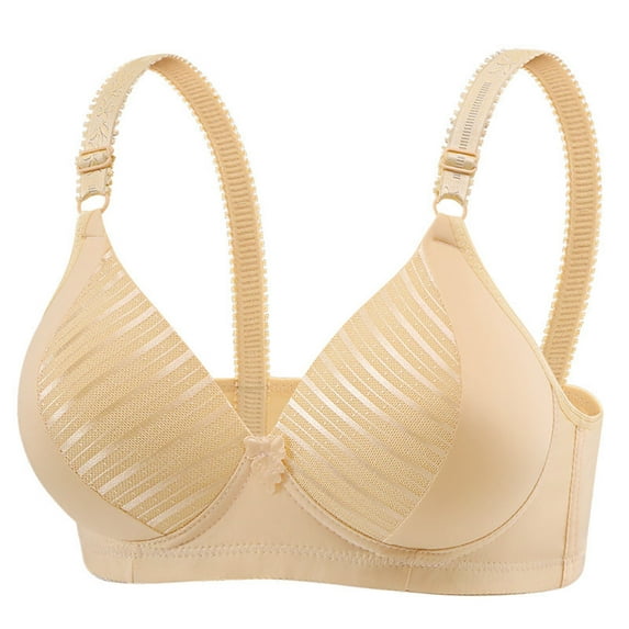 Womens Everyday Bras, Womens Deep V Bras Wireless Comfortable Bra Supportive No Underwire Bras Tshirt Push Up Bralettes Plunge Seamless Bra 36-42