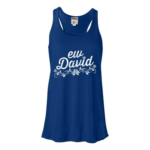 Womens Ew David Flowy Racerback Tank Top T-Shirt